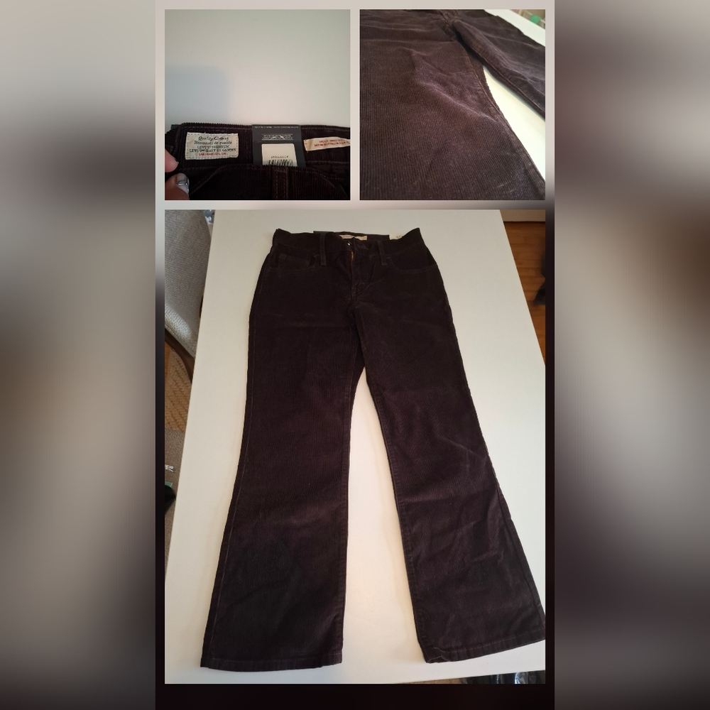 Levi's Brown Corduroy Boot Cut Flare Pants
